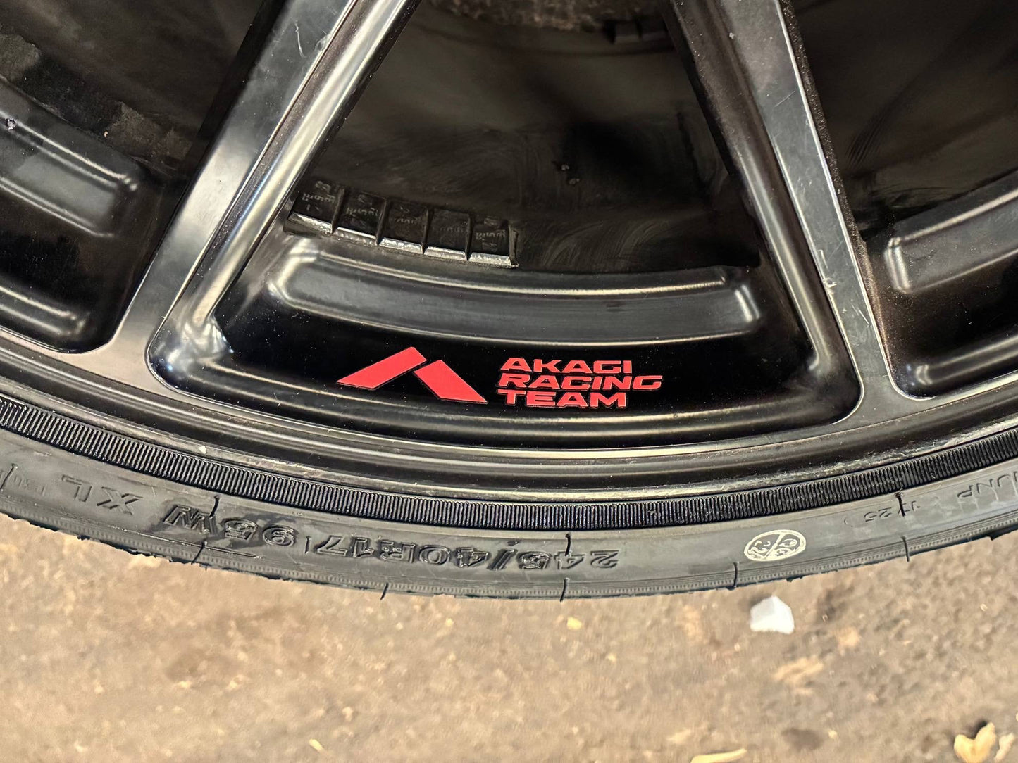 Стикер Akagi Racing Team (мал.)
