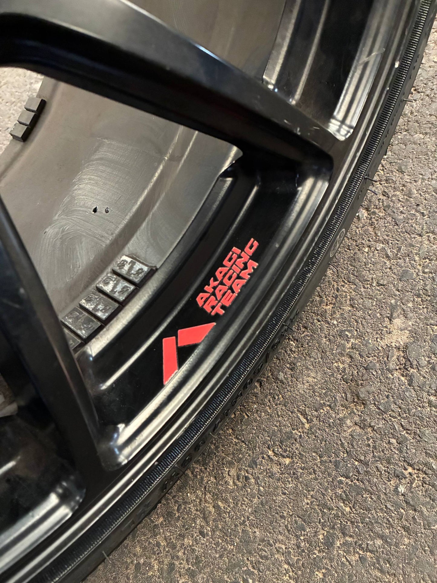 Стикер Akagi Racing Team (мал.)